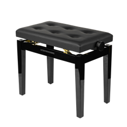 FrameWorks GFW-KEYBENCH-HABK Deluxe Height Adjustable Piano Bench