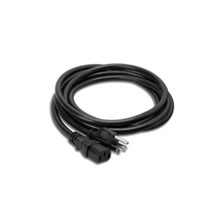 Hosa PWC-408 Power Cord - 14 AWG, IEC C13 to NEMA 5-15P