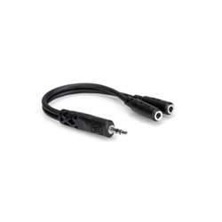 Hosa YMM-232 Y Cable - 3.5mm TRS to Dual 3.5mm TRSF