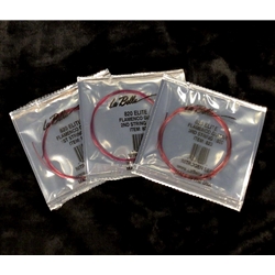 La Bella 82X Red Nylon Single String 1st String, 3rd String, 2nd String