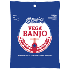 Martin MARTINV700 Vega Banjo Strings Light - 9-20
