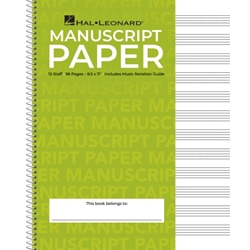 Standard Wire-Bound Manuscript Paper -