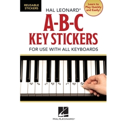 ABC Key Stickers - For Use w/ All Keyboards -