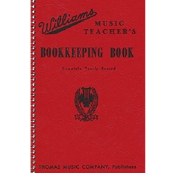Williams Music Teacher'S Book Keeping Book -
