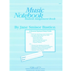 Music Notebook Student Assignment Book - All