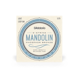 D'Addario EJ73 Mandolin Set Light - 10-38