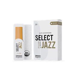 D'Addario Organic Select Jazz Filed Alto Saxophone Reeds