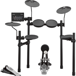 Yamaha DTX452K Electronic Drum Set With Kick Pad, Pedal, And 3 Zone Snare