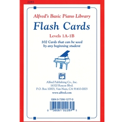 Alfred's Piano Flash Cards Levels 1A - 1B - 1A - 1B