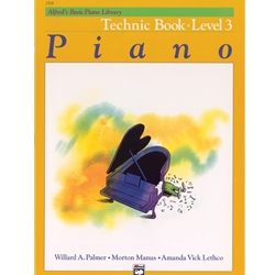 Alfred's Basic Piano Library: Technic Book - 3