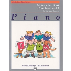 Alfred's Basic Piano Library: Notespeller Book Complete - 1