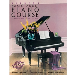 Alfred's Basic Adult Piano Course: Lesson Book - 1