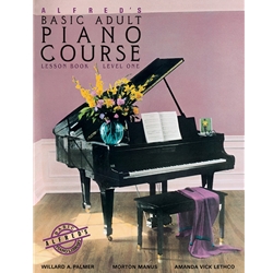 Alfred's Basic Adult Piano Course: Lesson Book w/ CD - 1