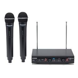 Samson SWS212HH-E Stage 212 - Dual Handheld Wireless Mic System