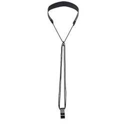 D'Andrea 1300BLK Classical Guitar Strap - Leather