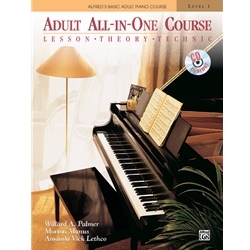 Alfred's Basic Adult All-In-One Course Book 1 w/ CD - 1