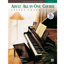 Alfred's Basic Adult All-In-One Course Book 3 w/ CD - 3