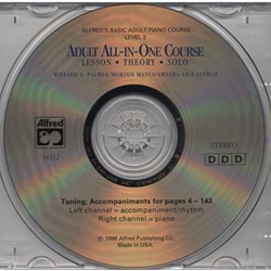 Alfred's Basic Adult All-In-One Course CD for Book 2 - 2