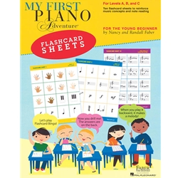 My First Piano Adventure®: Flash Card Sheets -