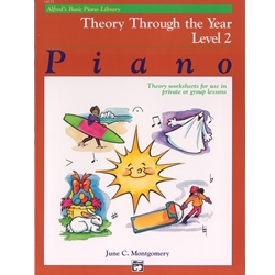 Alfred's Basic Piano Library: Theory Through the Year Book - 2
