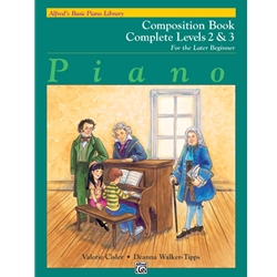 Alfred's Basic Piano Library: Composition Book Complete - 2 & 3