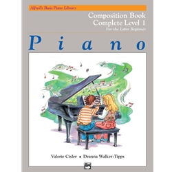 Alfred's Basic Piano Library: Composition Book Complete - 1