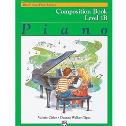 Alfred's Basic Piano Library: Composition Book - 1B