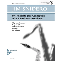 Intermediate Jazz Conception For Sax - Intermediate to Advanced