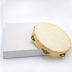 Cardinal Percussion CPTAMB10S06H Tambourine w/ Head 10"