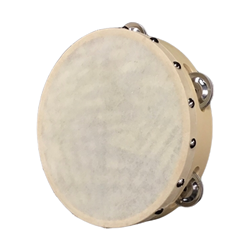 Cardinal Percussion CPTAMB8S05H Tambourine w/ Head 8"