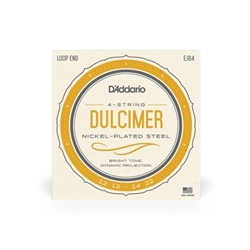 D'Addario EJ64 4-String Dulcimer Set - Nickel 12-22