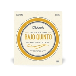 D'Addario EJS85 Bajo Quinto Set - Stainless Steel 26-78