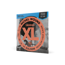 D'Addario EXL110W XL Nickel Guitar Set - Wound 3rd Light -10-46