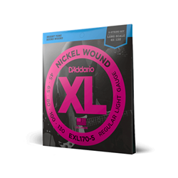 D'Addario EXL170-5 XL Nickel 5-String Bass
