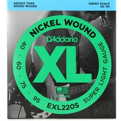 D'Addario EXL220S XL - Nickel Wound, Short Scale
