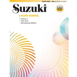Suzuki Flute School Flute Part w/ Audio, Volume 2, International - 2