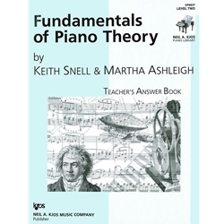 Fundamentals of Piano Theory - Answer Book - 2