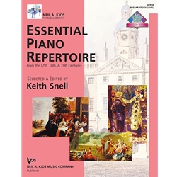 Essential Piano Repertoire From the 17th, 18th & 19th Centuries - Preparatory