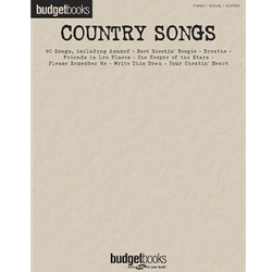 Budget Books Country Songs -