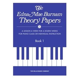 Edna Mae Burnam Theory Papers Book 1 - Early Elementary