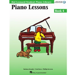 Hal Leonard Student Piano Library: Piano Lessons Book 4 w/ Audio - 4