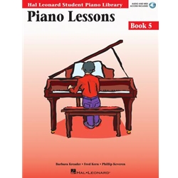 Hal Leonard Student Piano Library: Piano Lessons Book 5 w/ Audio - 5