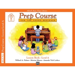 Alfred's Basic Piano Prep Course: Lesson Book w/ Online Audio - A