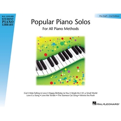 Hal Leonard Student Piano Library: Popular Piano Solos - 2nd Edition - Pre-Staff