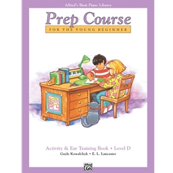 Alfred's Basic Piano Prep Course: Activity & Ear Training - D