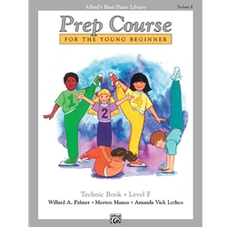 Alfred's Basic Piano Prep Course: Technic Book - F