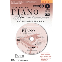 Accelerated Piano Adventures: Accompaniment CD Set - 2
