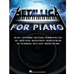 Metallica For Piano Solo -