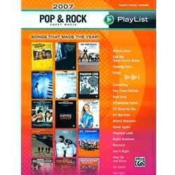 2007 Pop & Rock Playlist -