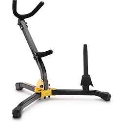 Hercules DS532BB Sax Stand w/ Flute/Clarinet Peg and Bag
